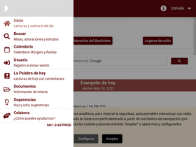 'misas.org' screenshot