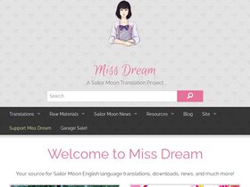 'missdream.org' screenshot