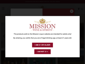 'missionliquor.com' screenshot