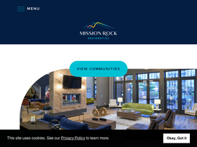 'missionrockresidential.com' screenshot