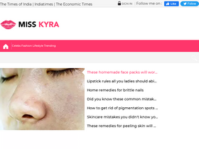 'misskyra.com' screenshot