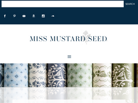 'missmustardseed.com' screenshot