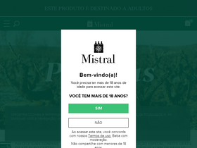 'mistral.com.br' screenshot