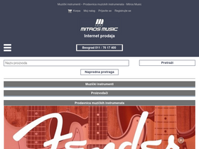 'mitrosmusic.com' screenshot