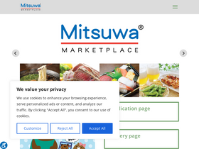 'mitsuwa.com' screenshot