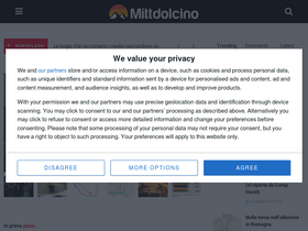 'mittdolcino.com' screenshot