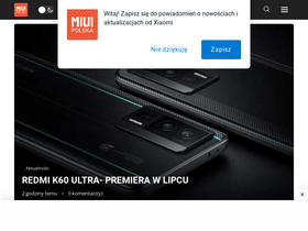 'miuipolska.pl' screenshot