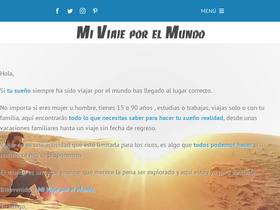 'miviajeporelmundo.com' screenshot