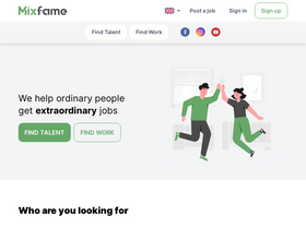 'mixfame.com' screenshot
