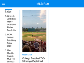 'mlbrun.com' screenshot