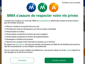 'mma.fr' screenshot