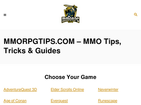 'mmorpgtips.com' screenshot