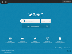 'moakt.com' screenshot