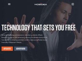 'mobidea.com' screenshot