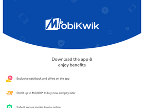 'mobikwik.com' screenshot
