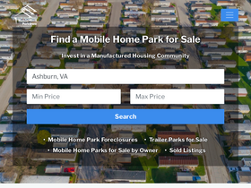 'mobilehomeparkstore.com' screenshot
