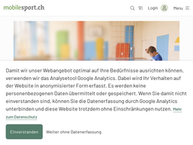 'mobilesport.ch' screenshot