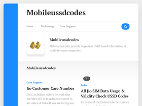 'mobileussdcodes.com' screenshot
