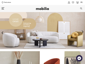 'mobilia.ca' screenshot