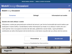 'mobilidesignoccasioni.com' screenshot