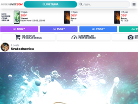 'mobilnisvet.com' screenshot