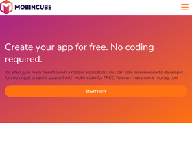 'mobincube.com' screenshot