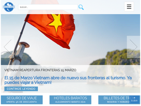 'mochilerosentailandia.com' screenshot