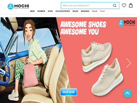 'mochishoes.com' screenshot