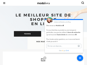 'modalova.fr' screenshot