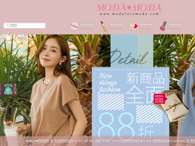 'modalovemoda.com' screenshot