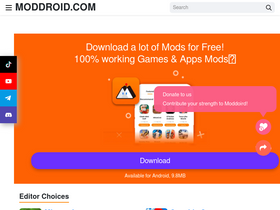 'moddroid.co' screenshot