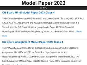 'model-paper.com' screenshot