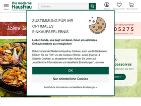 'moderne-hausfrau.de' screenshot