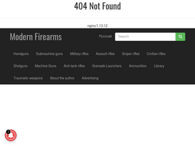 'modernfirearms.net' screenshot