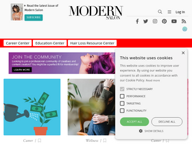 'modernsalon.com' screenshot