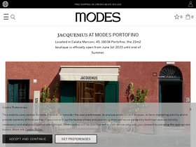 'modes.com' screenshot