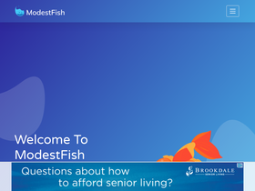 'modestfish.com' screenshot