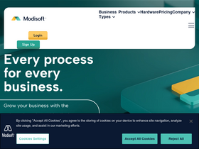 'modisoft.com' screenshot