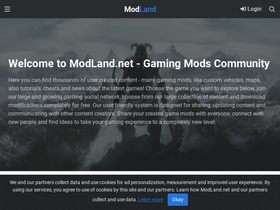 'modland.net' screenshot