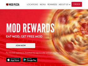 'modpizza.com' screenshot