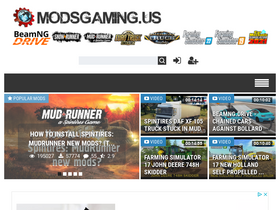 'modsgaming.us' screenshot