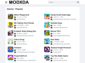 'modxda.com' screenshot