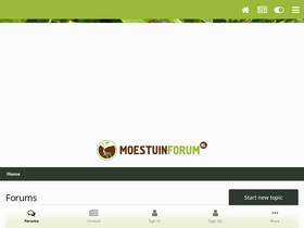 'moestuinforum.nl' screenshot