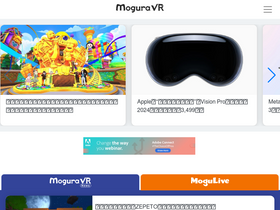 'moguravr.com' screenshot