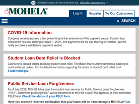 'mohela.com' screenshot