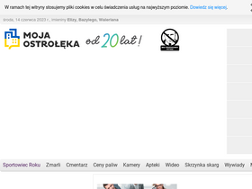 'moja-ostroleka.pl' screenshot