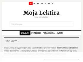 'mojalektira.com' screenshot