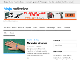 'mojaradionica.com' screenshot