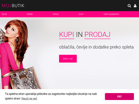 'mojbutik.si' screenshot