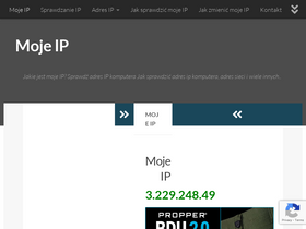 'moje-ip.eu' screenshot